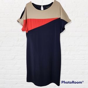 Enfocus Studio Color Block Career Dress Size 6